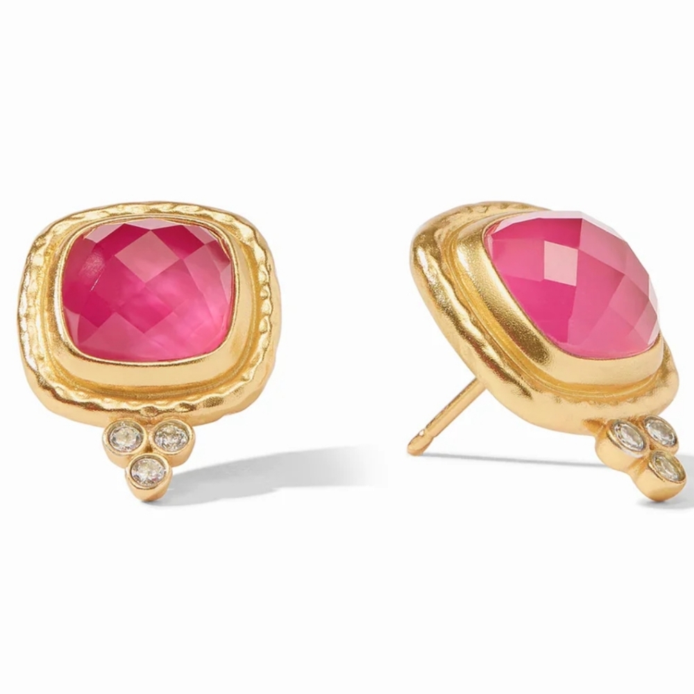 Julie Vos Tudor Studs-New with Julie Vos Pouch